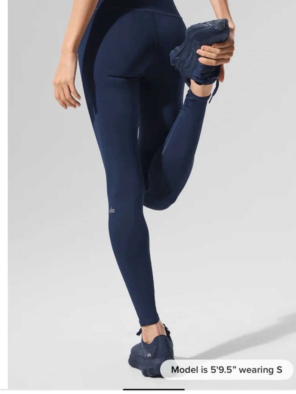 High-Waist Navy Leggings